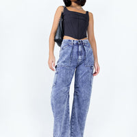 Miami Vice Pant Dark Wash Denim