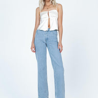 Maverick Mid Waist Jean Denim