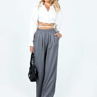 Higgins Pants Grey Pinstripe