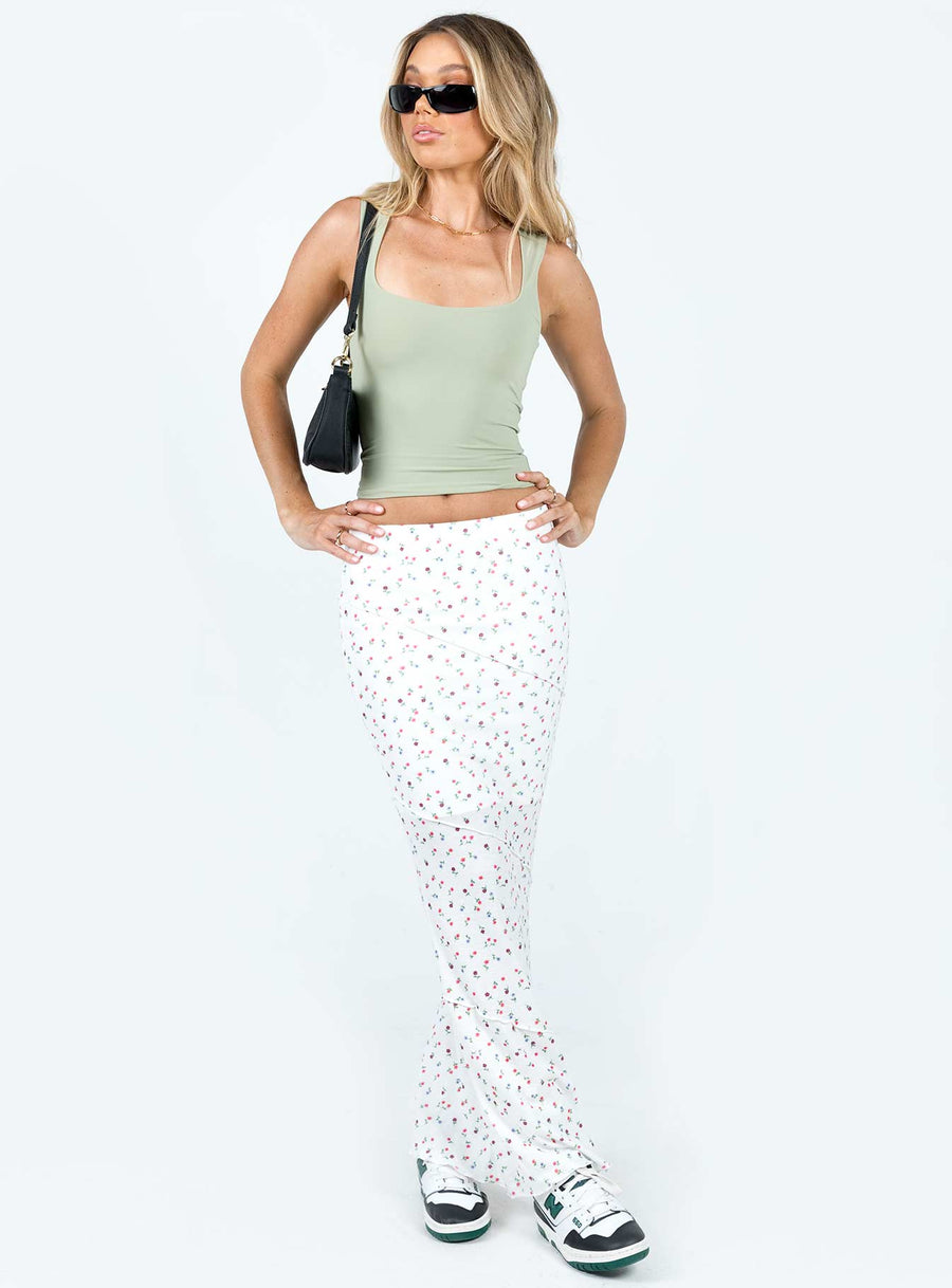 Oscar Maxi Skirt Floral