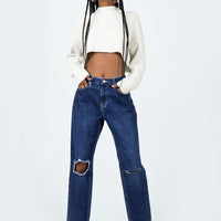 Fairmount Straight Leg Jean Dark Wash Denim