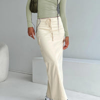 My Girl Maxi Skirt Beige