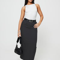 Raquel Maxi Skirt Slate