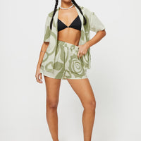 Sea Shorts Green / Cream
