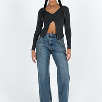 Nataly Jeans Dark Wash Denim