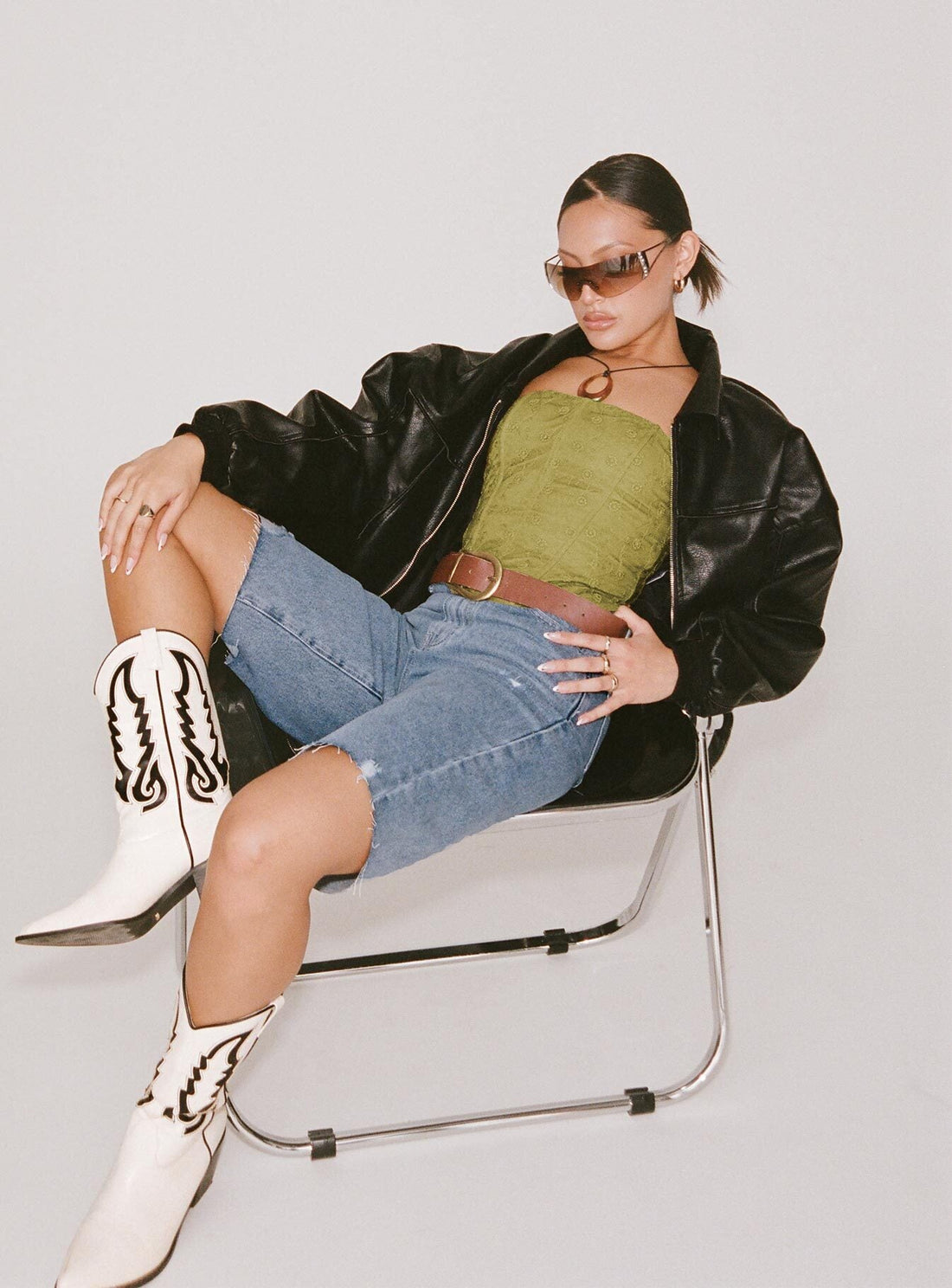 Lexfield Denim Shorts Light Wash