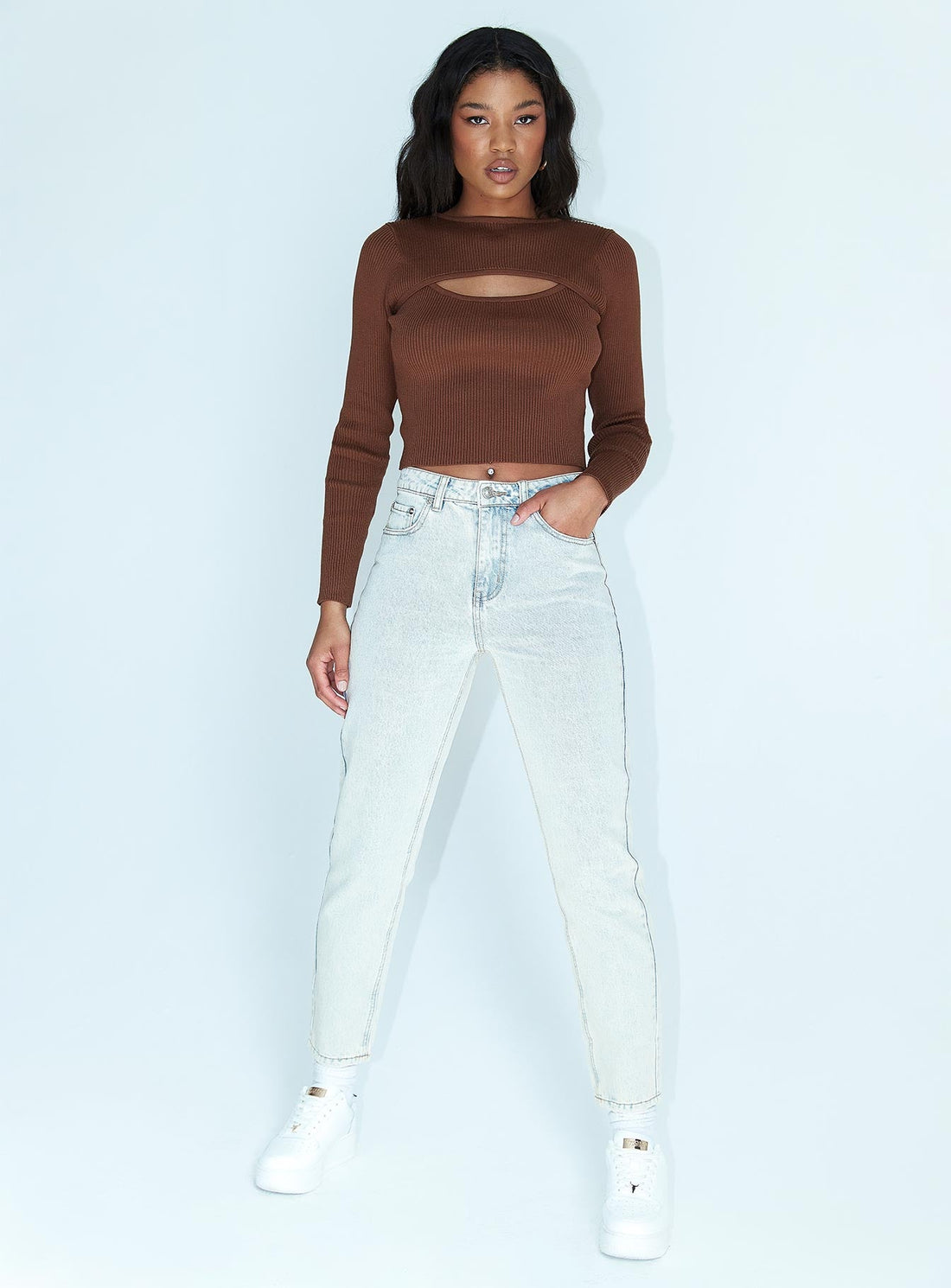 Zaiden Straight Leg Jeans Light Blue Wash Denim