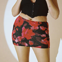 Nostalgia 90's Mini Skirt Red