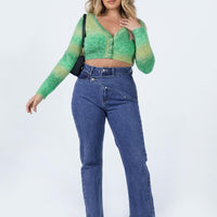 Reine Yolk Detail Denim Jeans
