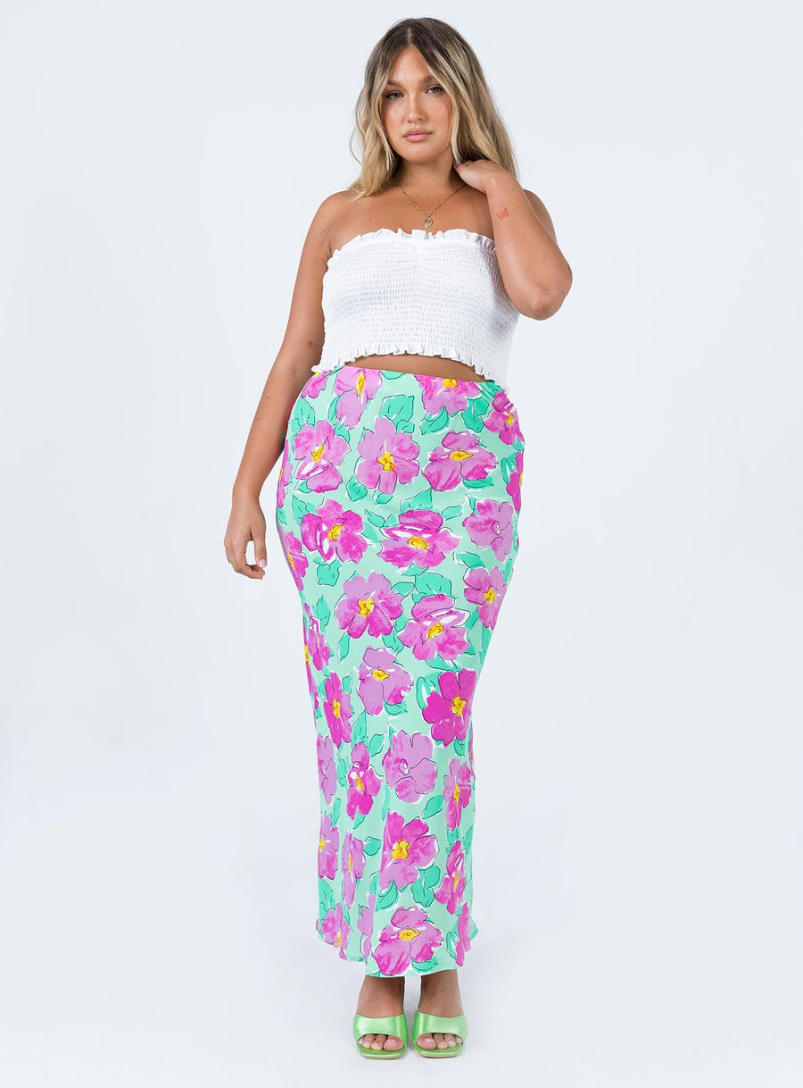 Adah Maxi Skirt Green