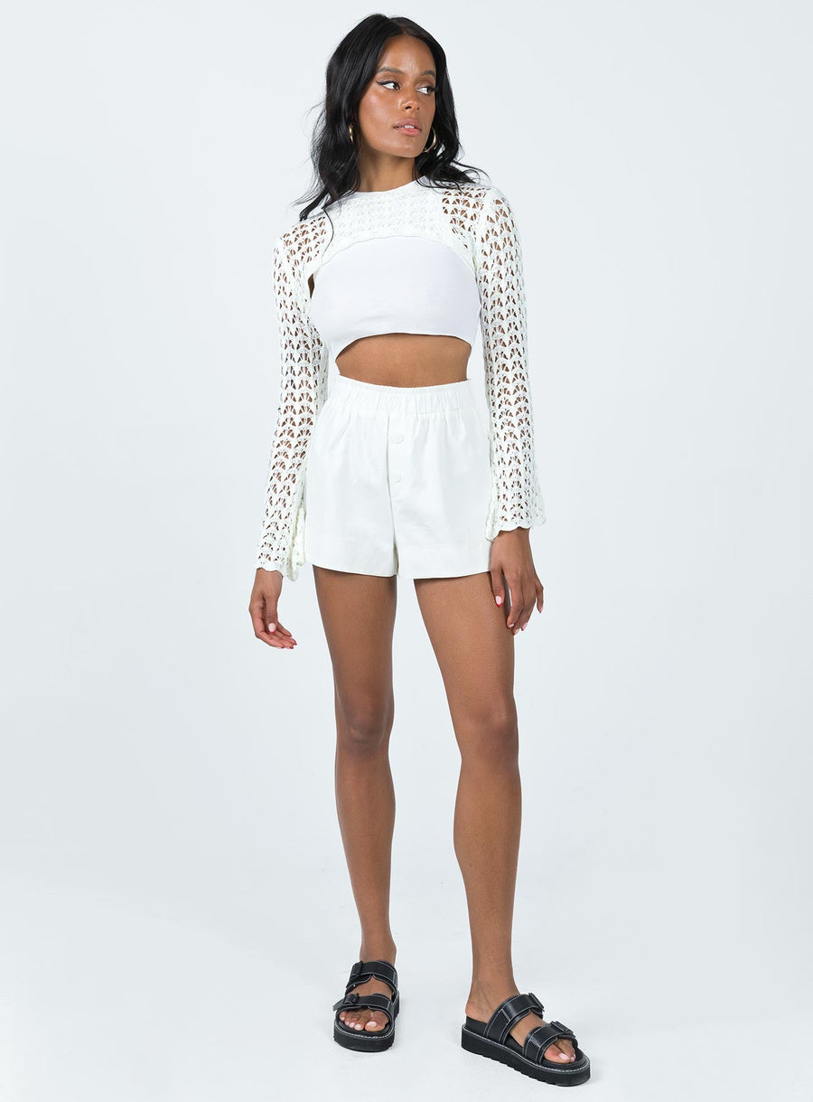 Day Dream Shorts White