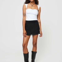 Perrin Mini Skirt Black
