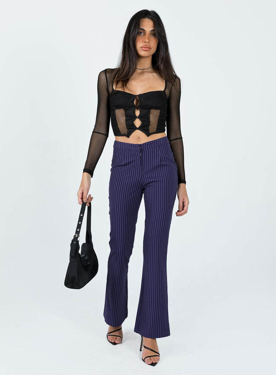 Hargrave Pinstripe Pants Navy