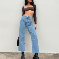 Damika Wide Leg Denim Jeans