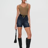 Impala Shorts Mid Wash Denim