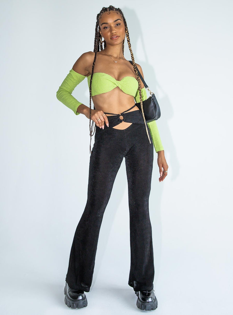 Loriella Flare Pants Black