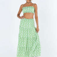 Perrin Set Green Floral