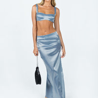 Katharina Maxi Skirt Blue