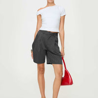 In Office Longline Shorts Grey