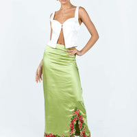 Kenzie Maxi Skirt Green