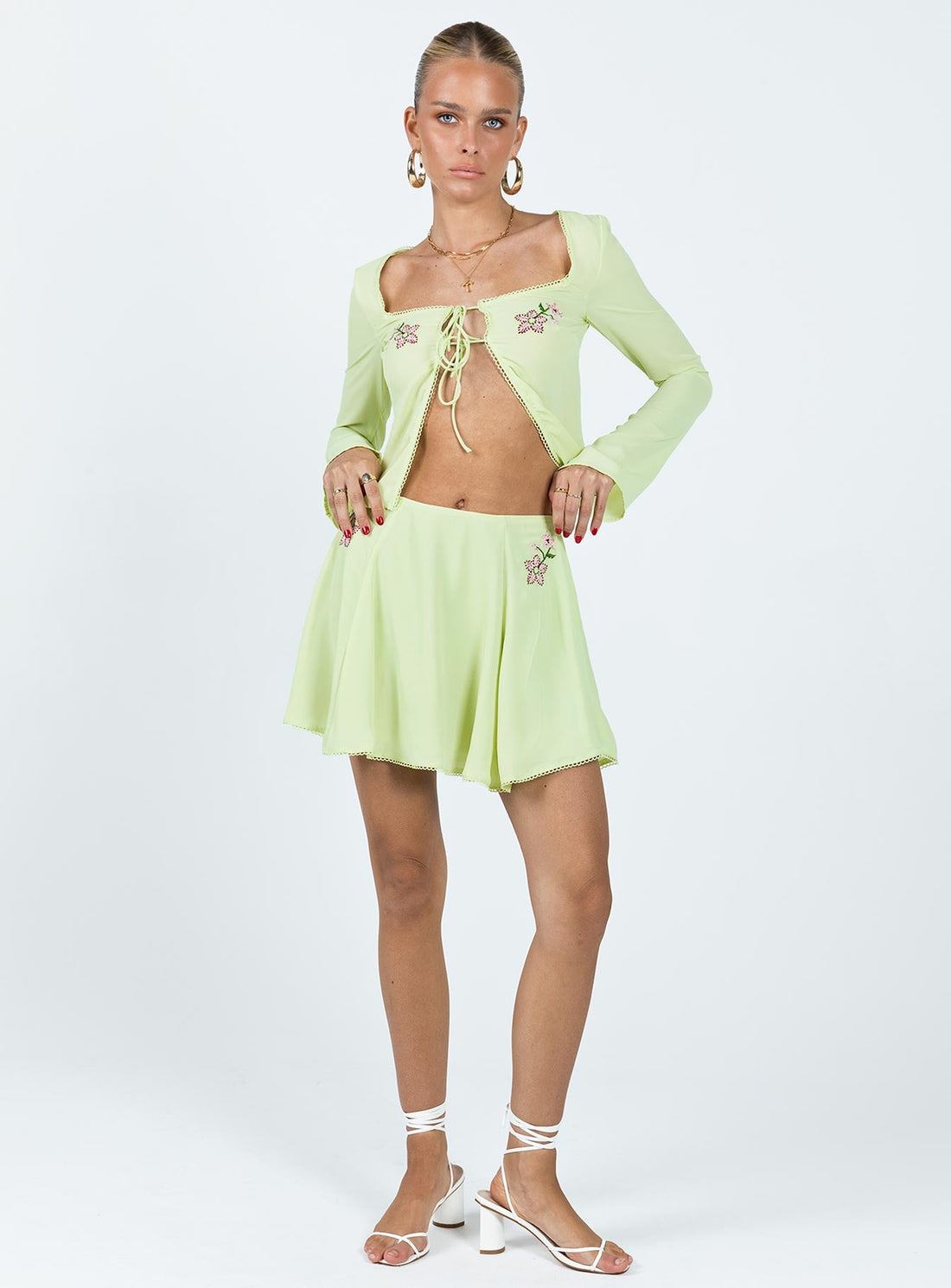 Saleya Mini Skirt Green