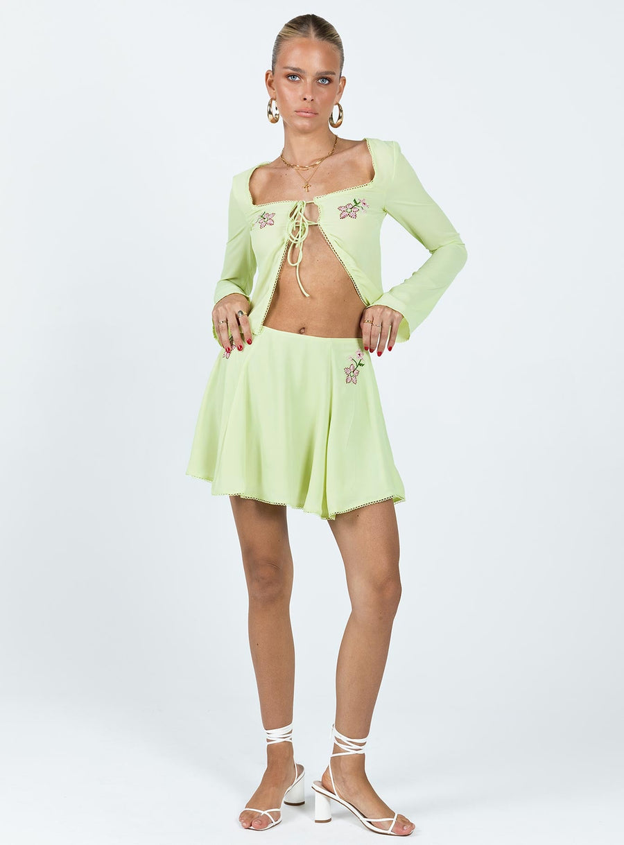 Saleya Mini Skirt Green