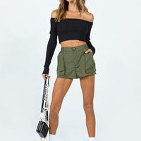 Damian Cargo Shorts Khaki