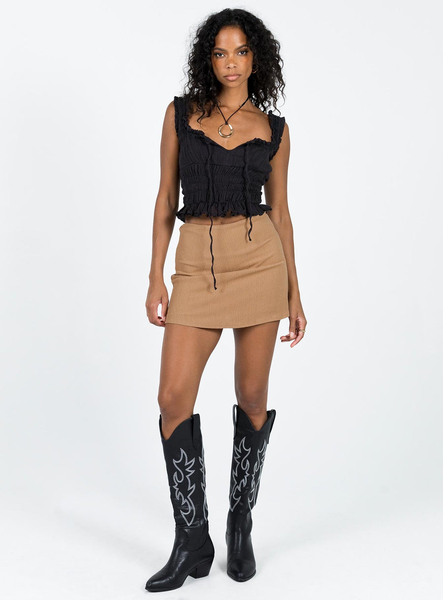 Buddy Mini Skirt Beige