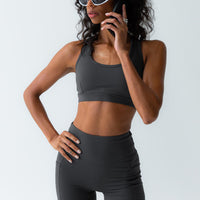 Conquer Activewear Shorts Grey