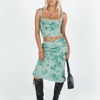 Devore Midi Skirt Multi