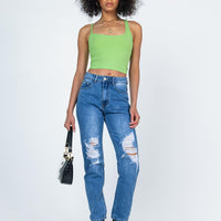 Khaled Skinny Mid Wash Denim Jeans