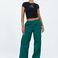 Gama Parachute Pants Teal