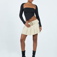 Nambour Mini Skirt Beige