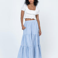 Hale Midi Skirt Blue