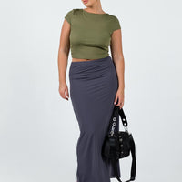 Chipla Maxi Skirt Slate