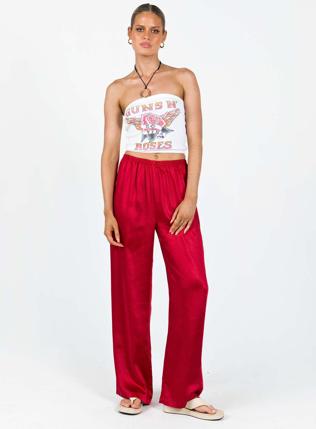 Nixie Pants Red