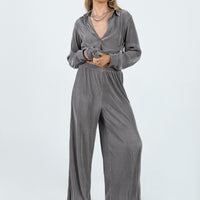 Cartmore Plisse Pants Charcoal