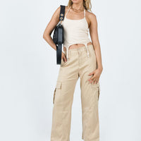 Nichols Cargo Pants Beige