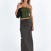 My Girl Maxi Skirt Slate
