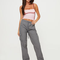 Flossie Parachute Pants Slate