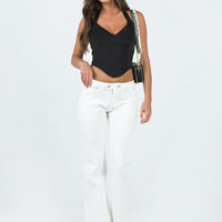 Corso Low Rise Jeans White