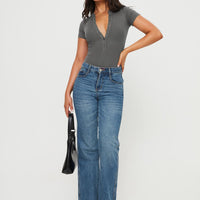 Maudie Boot Leg Jeans Mid Wash