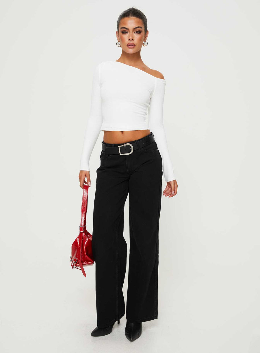 Maryanne Mid-rise Relaxed Jeans Washed Black