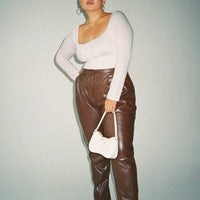 Love Club Pants Brown Curve