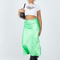 Nola Midi Skirt Green