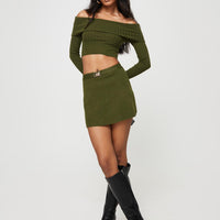 Sani Mini Skirt Olive
