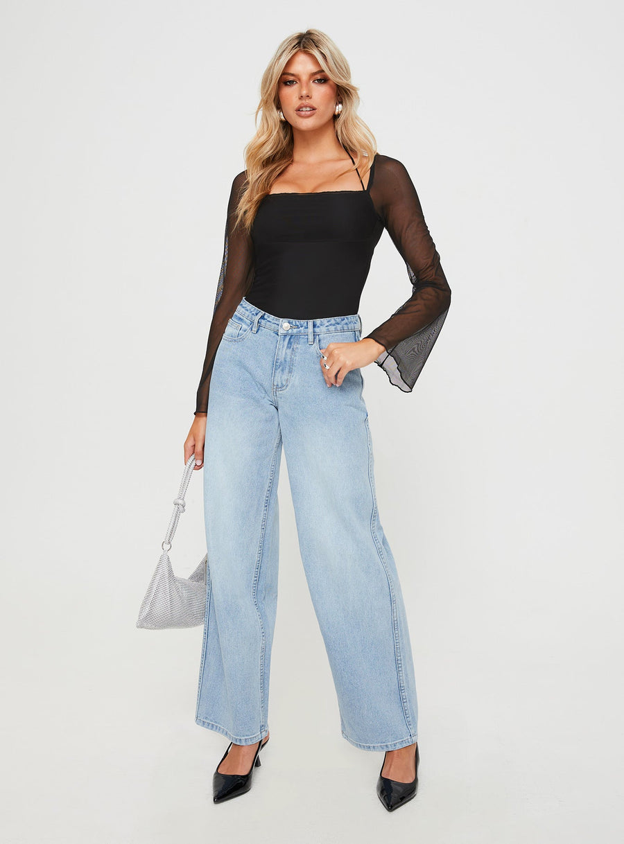 Maryanne Mid-rise Relaxed Jeans Light Wash
