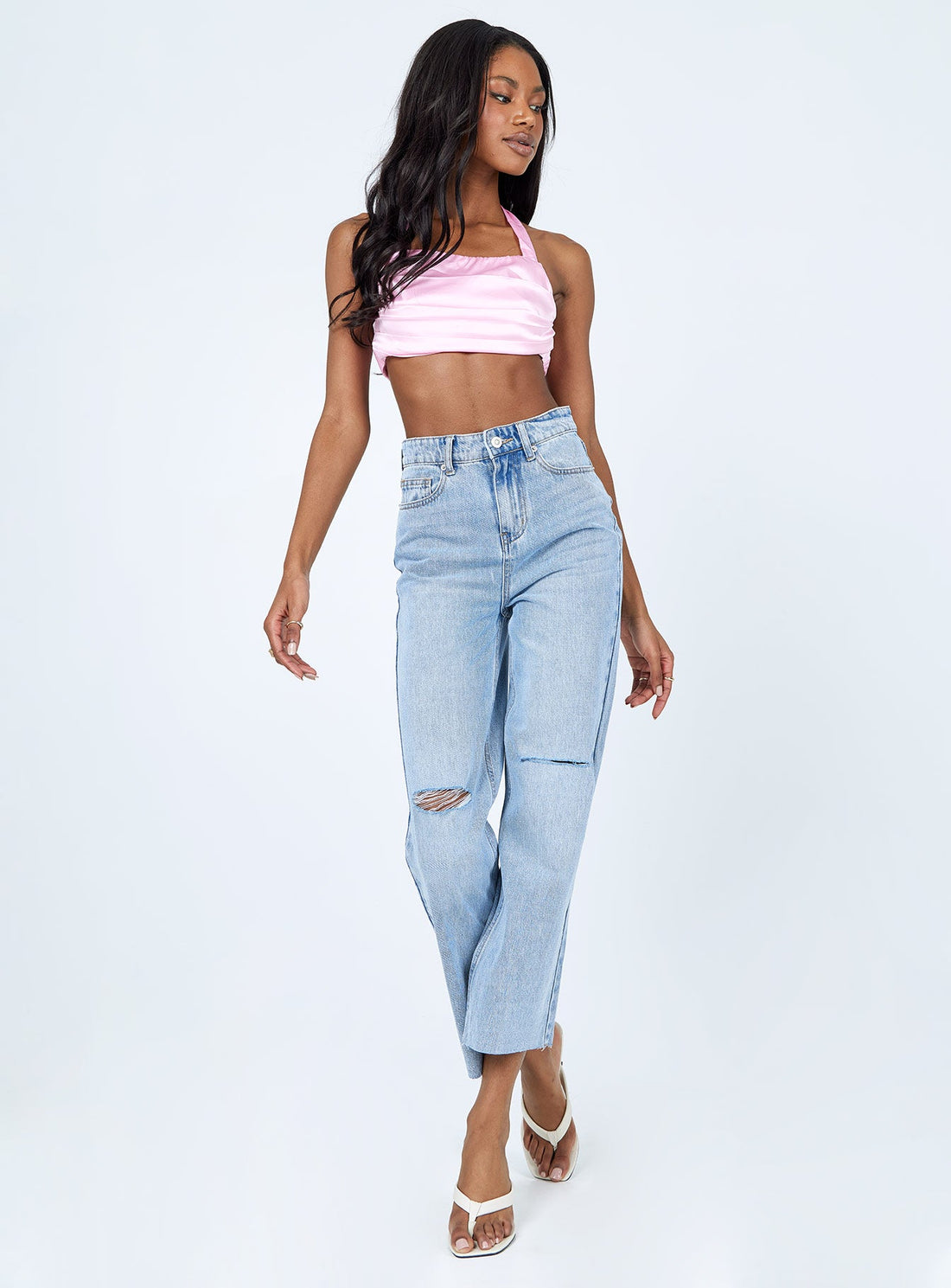 Olbia Wide Leg Denim Jeans
