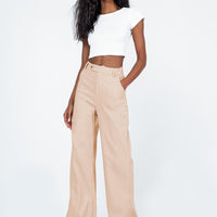 Lelo Linen Pants Beige