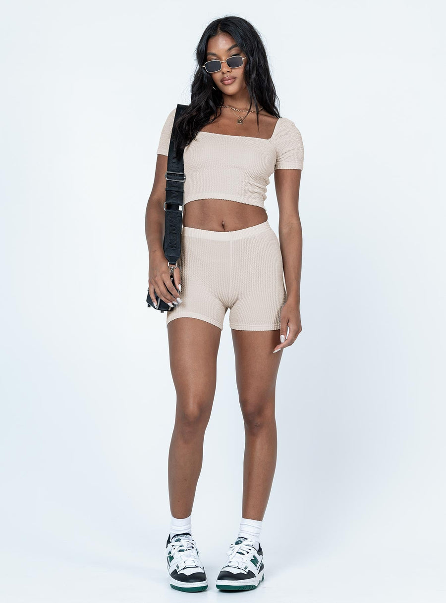Catarina Bike Shorts Beige